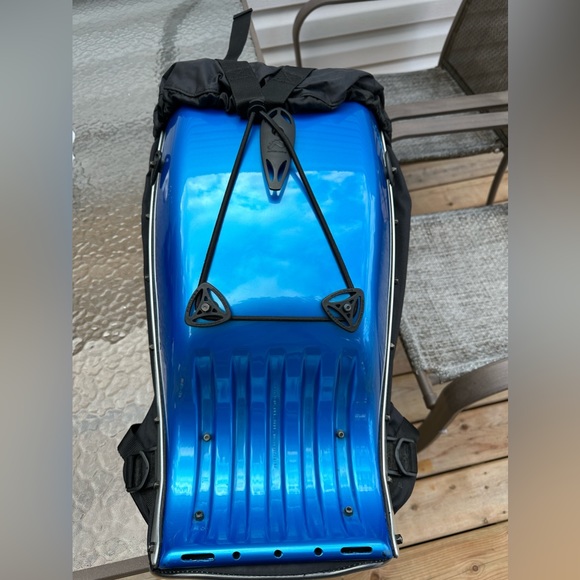 Bobble Blue Hardshell Backpack with small bags - Picture 1 of 8